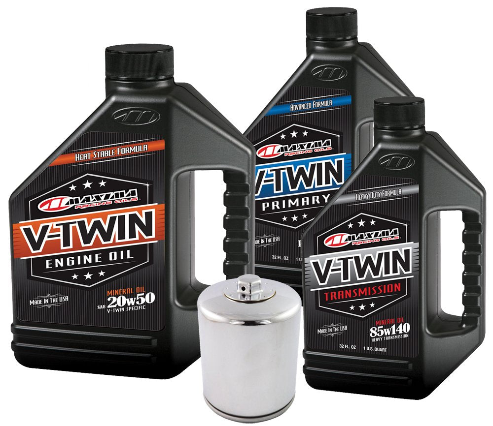 Maximahiflofiltro Vttock06 Complete Engine Oil Change Kit For V-Twin Harley Davidson Twin Cam, 6 Quart